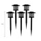 Nature Spring Set of 6 Solar Pathway Coach Lights, 15" Water Resistant Outdoor Stake Lighting for Garden, Landscape 174297QKJ - alternate 2